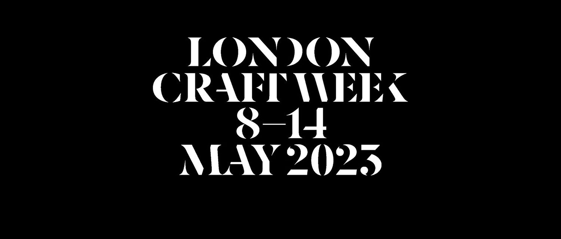 London Craft Week banner