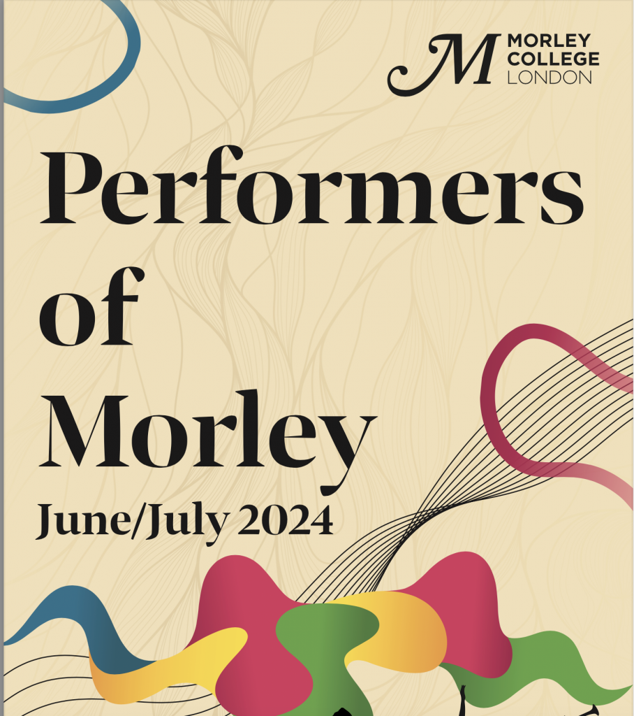 Front cover of the Performers of Morley 2024 brochure