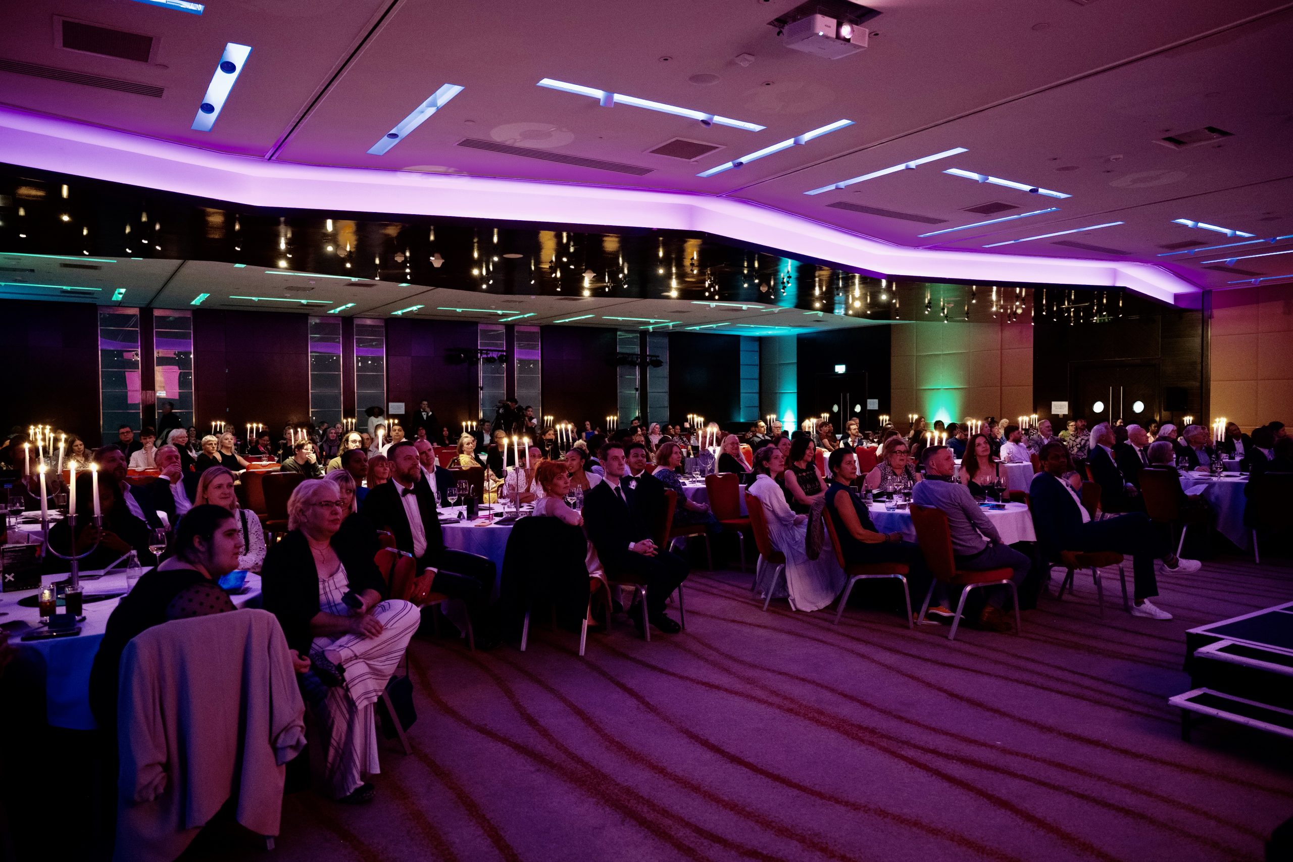 Image of audience looking at stage at Morley Awards 2024