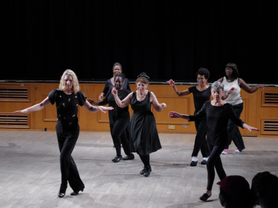 students of a Cuban dance class