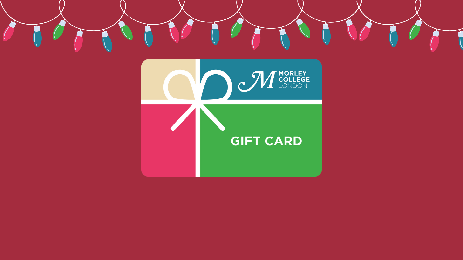 Gift card banner